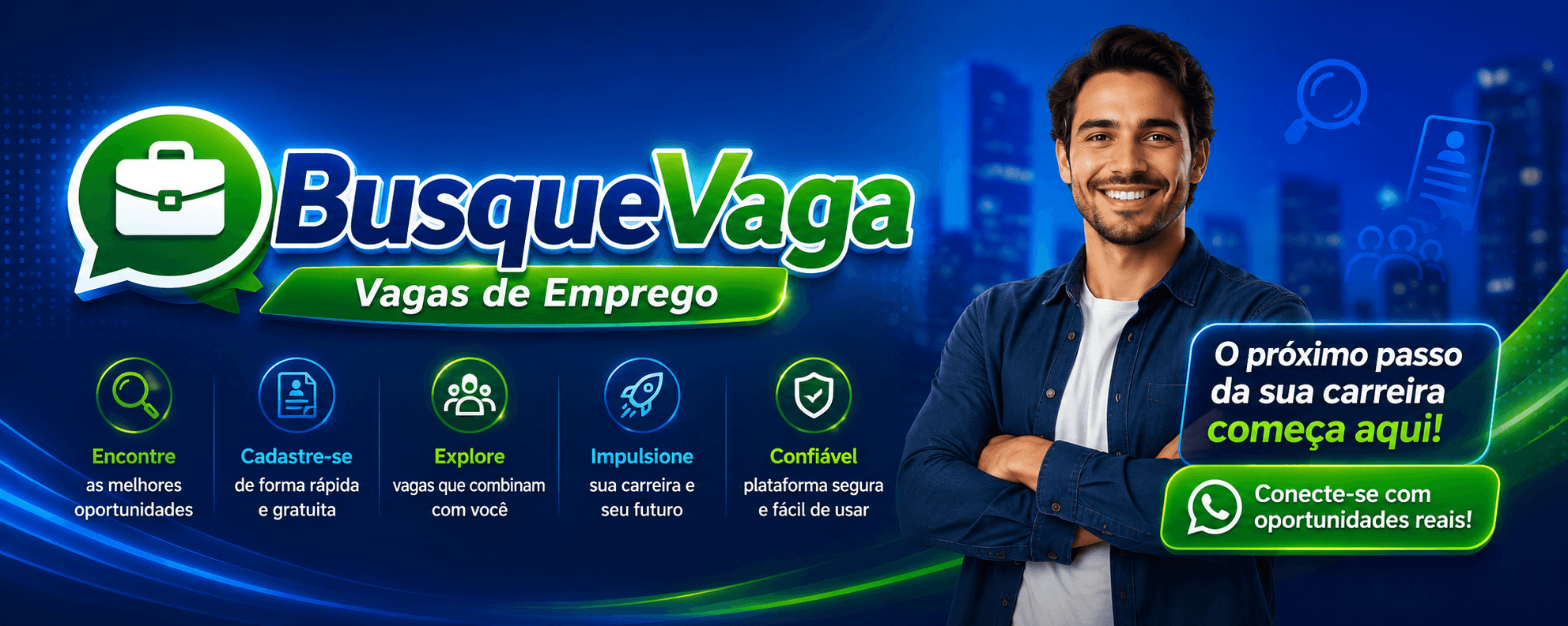 BusqueVaga conecta talentos a oportunidades reais